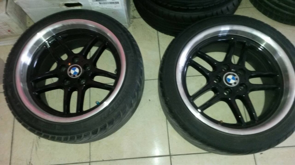 ล้อ M แท้ ขอบ 18 หน้า8หลัง 9.5 รับเทิร์นล้อ