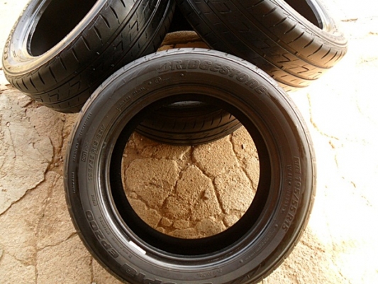 ยางซิ่งขอบ15 บริดสโตน195-55-R15ลงพื้นปี14 (4เส้น3,600บ) ยางซิ่งขอบ15 บริดสโตน195-55-R15ลงพื้นปี14 (4เส้น3,600บ)