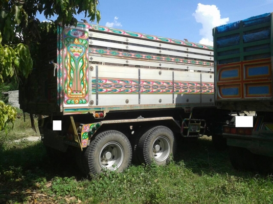 ลููก 3 เพลา แท้ ยาว 6.50 เมตร กระบะอลูมิเนียม อู่ฮวดการช่าง ลูก 3 ปี