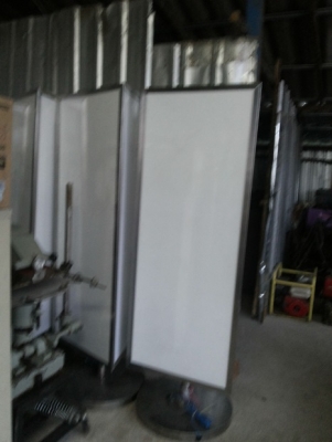 ขายป้ายไฟ โครงสแตนเลส หมุนได้สภาพใหม่ยังไม่เคยใช้งาน