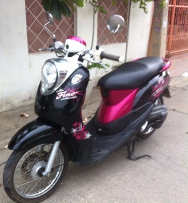 Yamaha Fino ชมพู ดำ เครื่องดี เดิม สวย พร้อมใช้