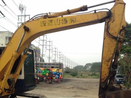 ขายรถแมคโค KOMATSU PC100 โซ่ใบแท้สวย แอร์เย็น ใช้งานดี