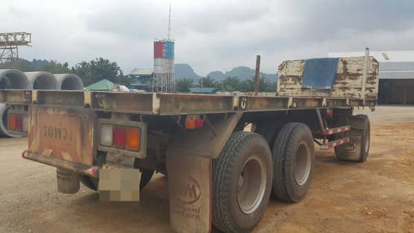 HINO FM 344 แรงม้า ติดเครนห้าตัน ขายทั้งพ่วงจ๊ะ