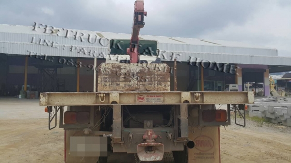 HINO FM 344 แรงม้า ติดเครนห้าตัน ขายทั้งพ่วงจ๊ะ