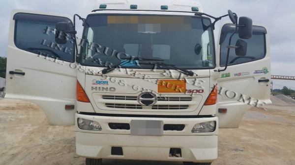 HINO FM 344 แรงม้า ติดเครนห้าตัน ขายทั้งพ่วงจ๊ะ