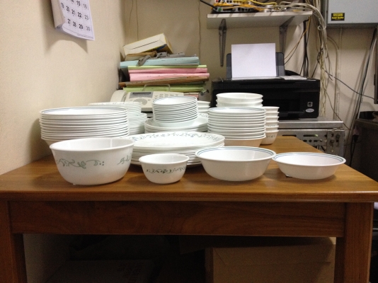 corelle จาน ชาม ถ้วย 120 ชิ้น จาก อเมริกา