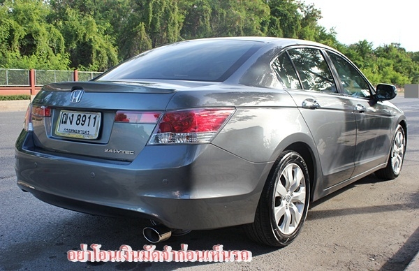 ไม่เคยติดแก๊ส ไมล์น้อย เข้าศูนย์ตลอด Honda Accord 2.4EL AT 2008