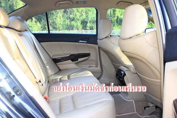 ไม่เคยติดแก๊ส ไมล์น้อย เข้าศูนย์ตลอด Honda Accord 2.4EL AT 2008