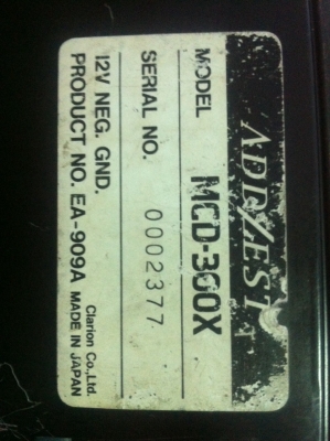 ADDZEST MCD-300X ครอสรุ่นใหญ่ มือ2 ญี่ปุ่น