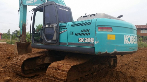 ขายรถแบคโฮ KOBELCO MARK 8 YN 12 SUPER เอวแน่นโซ่หนาไฟฟัาเต็มเอกสารทะเบียน