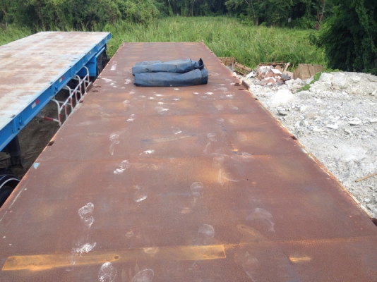 ขายหางพื้นเรียบ  PANUS 2 เพลา 12.40 เมตร ปี 48 พร้อมใช้