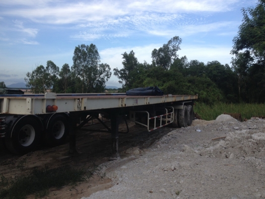 ขายหางพื้นเรียบ  PANUS 2 เพลา 12.40 เมตร ปี 48 พร้อมใช้