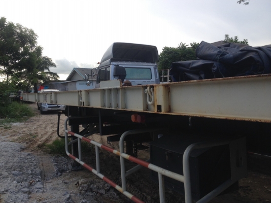 ขายหางพื้นเรียบ  PANUS 2 เพลา 12.40 เมตร ปี 48 พร้อมใช้