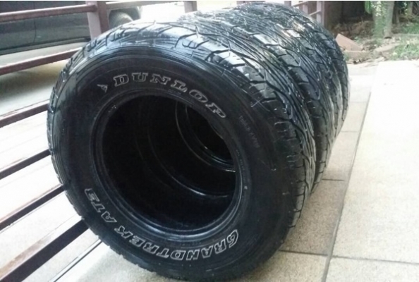 ยาง Dunlop AT3 265 70 16 กลางปี12 ดอกเยอะ คมๆ