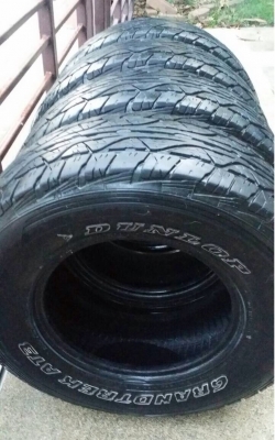 ยาง Dunlop AT3 265 70 16 กลางปี12 ดอกเยอะ คมๆ