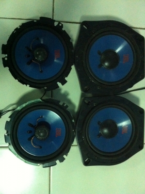 ชุดลำโพง JBL 6นิ้ว คู่หน้า คู่หลัง มือ2 ญี่ปุ่น
