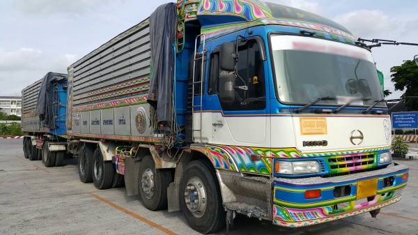 ขายรถพ่วง 24 ล้อ แม่-ลูก กระบะเนียมคอกเกษตรดั้ม HINO PROFIA P11C 320 แรง เกียร์ฟูลเลอร์ รถสวย ราคา.1700000 ต่อรอง