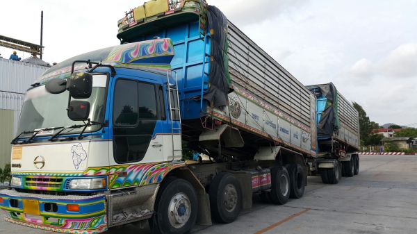 ขายรถพ่วง 24 ล้อ แม่-ลูก กระบะเนียมคอกเกษตรดั้ม HINO PROFIA P11C 320 แรง เกียร์ฟูลเลอร์ รถสวย ราคา.1700000 ต่อรอง