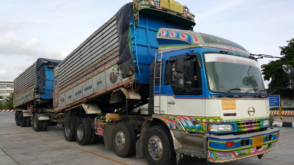 ขายรถพ่วง 24 ล้อ แม่-ลูก กระบะเนียมคอกเกษตรดั้ม HINO PROFIA P11C 320 แรง เกียร์ฟูลเลอร์ รถสวย ราคา.1700000 ต่อรอง