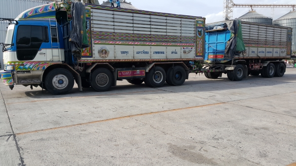 ขายรถพ่วง 24 ล้อ แม่-ลูก กระบะเนียมคอกเกษตรดั้ม HINO PROFIA P11C 320 แรง เกียร์ฟูลเลอร์ รถสวย ราคา.1700000 ต่อรอง