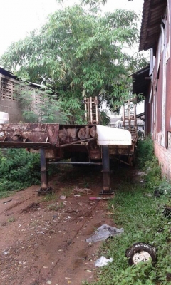 (18 ล้อ) 10 ล้อหัวลาก 240 แรง พร้อมหางโรเบทบรรทุกแบคโฮ พร้อมใช้ เล่มพร้อม