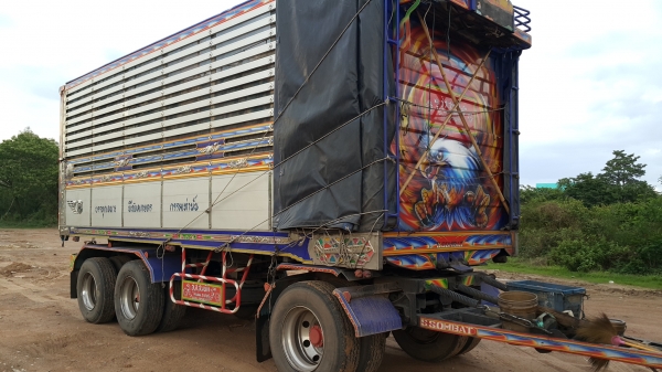 ขายดาวน์หรือตัดสดรถพ่วง 22 ล้อ แม่-ลูก กระบะเนียมคอกเกษตรดั้ม ISUZU 360 ปี.25.ก.ค.57 วิ้ง.130000 กว่ากิโล  สนใจรีบจองด่วน