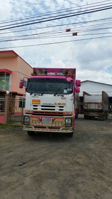 **2,950,000 บ.ต่อรอง/// ISUZU DECA-360 ปี56 แม่-ลูก ดั้มมิเนียมเกษตร **ขาย ISUZU DECA-360 22ล้อพ่วง แม่+ลูก ดั้มเนียมเกษตร สวยๆ ISUZU DECA FXZ-360 EURO-3 ปี56 เครื่องเดิม เกียร์เดิม ไมล์ 19x,xxx กม.เครื่องแน่น แรง แห้ง เสียงเครื่อง นิ่มๆ เลยครับ เกียร์เดิ