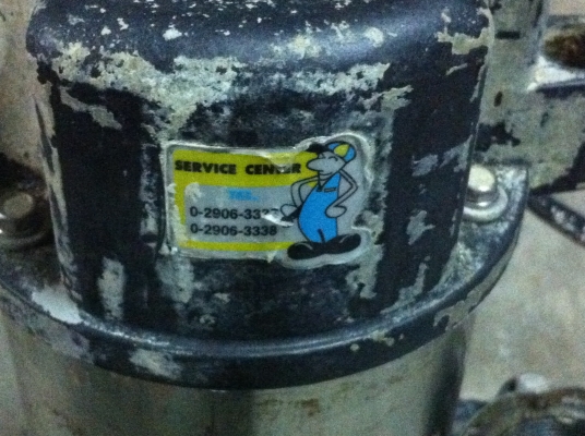 ปั๊มน้ำมิตซูบิชิแบบจุ่มแช่ในน้ำ ตัวโครงสร้างสแตนเลสและพลาสติก