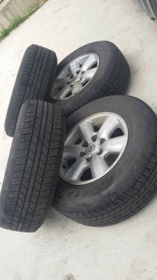 ขายล้อแม๊กซ์+ยาง ถอดจาก fortuner สวยๆ