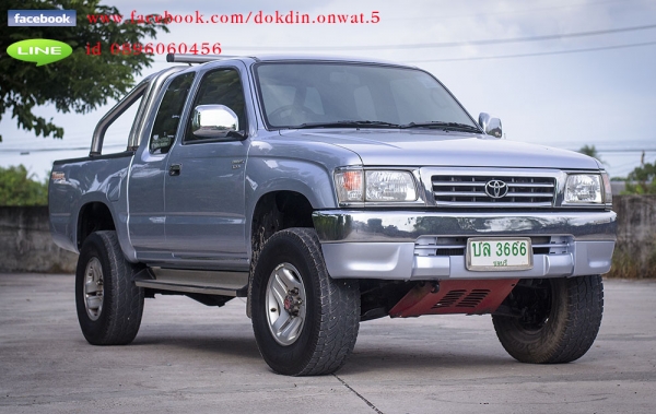 ขายรถโตโยต้าไทเกอร์แค๊ป4x4ปี2000ราคาเบาๆ195000บ.สามารถผ่อนได้