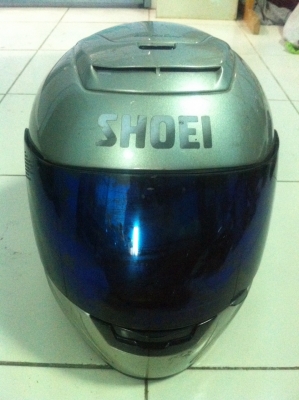 SHOEI SP II X- ตามสภาพ ผ้าเปื่อยตรงรดคาง แต่ผ้าข้างในไม่ขาด มือ2 ญี่ปุ่น