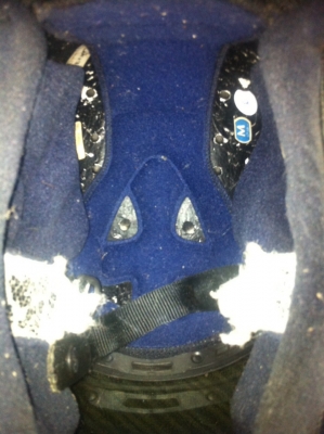 SHOEI SP II X- ตามสภาพ ผ้าเปื่อยตรงรดคาง แต่ผ้าข้างในไม่ขาด มือ2 ญี่ปุ่น