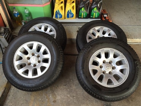 ล้อเดิม BT50 ขอบ16 6รู139 พร้อมยาง245/70/16 ปี11