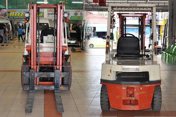 ขายรถโฟล์คลิฟท์มือสอง NISSAN รุ่น EH02 ราคา 285,000 บาทนำเข้าจากประเทศญี่ปุ่น 100\% ไม่เคยใช้งานในประเทศไทย