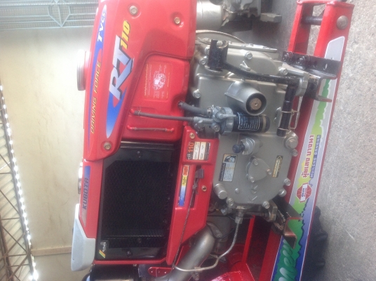 ขายเครื่องคูโบต้าRT110พร้อมโครงรถมุ้ยเล้ง บางนา ยกชุดพร้อมใช้งานเลยครับ