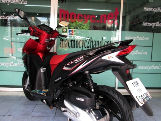 CLICK 125 i รุ่นท๊อปสุด id lingstop combibrake สีดำแดง รถเดือน พ.ค.ปี56 ไมล์ 8 พันโล แถม 3 รายการ 38900