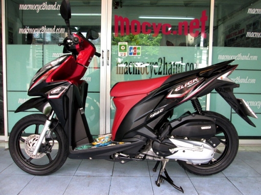 CLICK 125 i รุ่นท๊อปสุด id lingstop combibrake สีดำแดง รถเดือน พ.ค.ปี56 ไมล์ 8 พันโล แถม 3 รายการ 38900