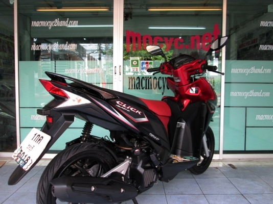 CLICK 125 i รุ่นท๊อปสุด id lingstop combibrake สีดำแดง รถเดือน พ.ค.ปี56 ไมล์ 8 พันโล แถม 3 รายการ 38900