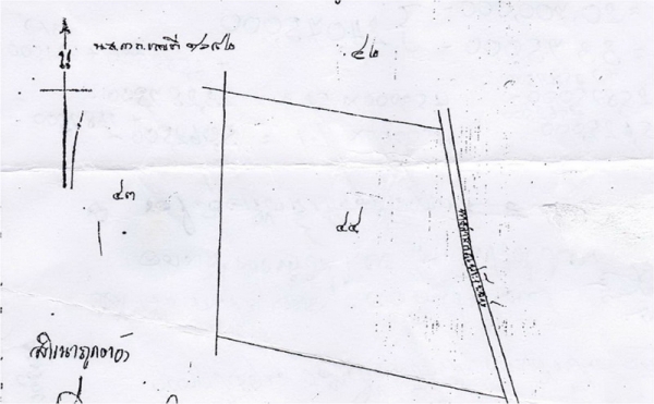 ขายที่ดินติดถนนลาดยางใกล้ทางหลวง 47- 2 -0 ไร่  ราคา 400,000 บาทต่อไร่ (อ.สีคิ้ว)