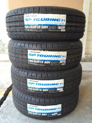 ขายยางใหม่ DUNLOP SP TOURING T1 ขนาด 195/60R15