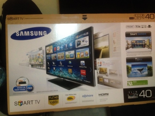 SAMSUNG SMART TV SLIM LED 5600 40 นิ้วต่อเน็ตได้สภาพสวยพร้อมใช้ SAMSUNG SMART TV SLIM LED 5600 40 นิ้วต่อเน็ตได้สภาพสวยพร้อมใช้