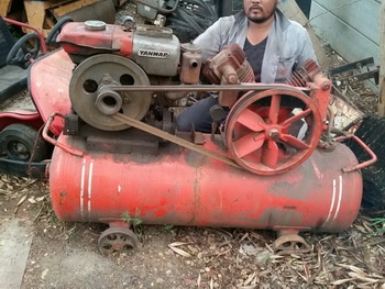 ขาย เครื่องปั้มลม YANMAR: 4PS ดีเชลเก่านอก  ญี่ปุ่น ราคา 38,000บาท
