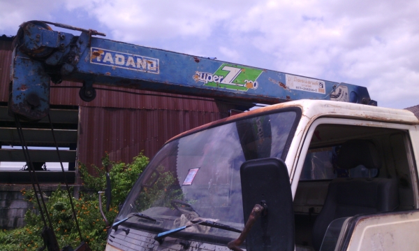 ขาย 6 ล้อ MITSUBISHI  แคนเตอร์ 115 แรงม้า ติดเครน ไม่มีทะเบียน