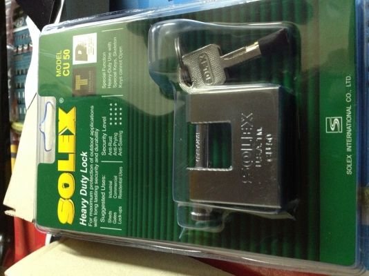 ชุดล็อคล้อรถยนต์ SOLEX รุ่น U