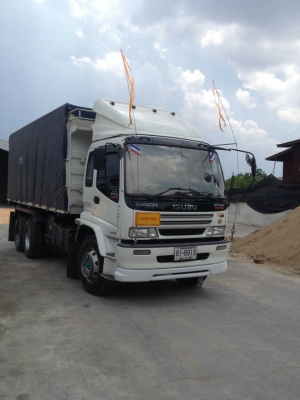ขายรถบรรทุก 22 ล้อพ่วงแม่ลูกดัมพ์ ISUZU DECA 320 แรงม้าปี 2551 ลูกพ่วง 3 เพลา ราคา 2050000