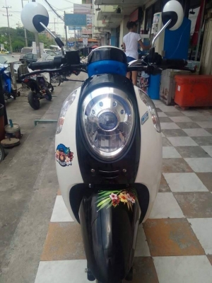 นางฟ้าชัดๆ All New Scoopy i ปี 2557 ออกใหม่ล่าสุด ลาย Monkey DO ได้ไปคุ้มค่าเกินราคาแน่นอน