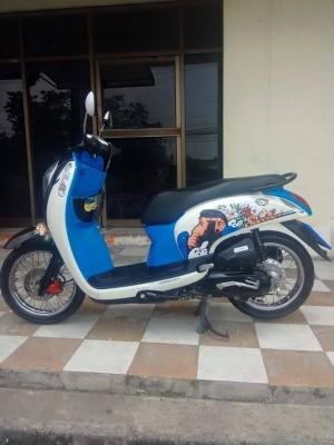 นางฟ้าชัดๆ All New Scoopy i ปี 2557 ออกใหม่ล่าสุด ลาย Monkey DO ได้ไปคุ้มค่าเกินราคาแน่นอน