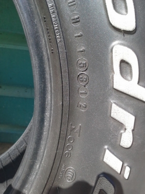 BF All USA. 265/75/16 ปลายปี12 สภาพสวยๆ 1ชุด