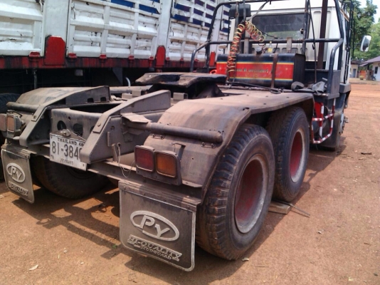 ขายด่วน  รถสิบล้อหัวลาก  พร้อมหางคอกสามเพลา  MITSU  FN527  พร้อมใช้งาน  เอกสารพร้อม