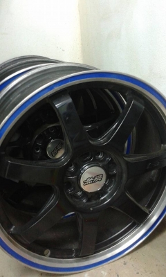 ขาย มูเก้นแท้ ขอบ 17 4รู100 / 4รู114  หน้ากว้าง 7 นิ้ว1500 บาท